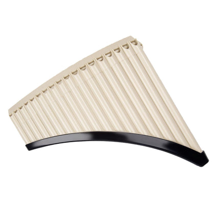Flautas De Pan Instrumento Musical Popular De Resina Para Regalo Musical Amante De La Música 18 Tubos Beige