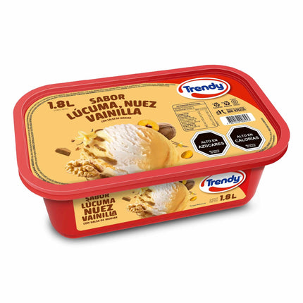 Cassata Lucuma Nuez Vainilla, 1.8 L - Trendy | Apishop