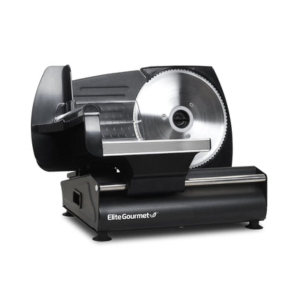 Cortadora de carne Elite Gourmet EMT-625B de 7,5" de acero inoxidable