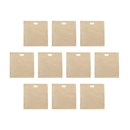 Bolsas Reutilizables Para Tostadora, Bolsas Antiadherentes Para Sándwich Tostado, Para Pan, Pizza, Aperitivos, 16x16,5 Cm, 10 Uds.