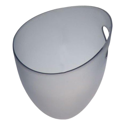 Cubo De Hielo Para Mantener El Hielo Congelado Durante Más Tiempo, Soporte De Almacenamiento De Vino Para Fiestas, 2,5 L, Transparente Esmerilado