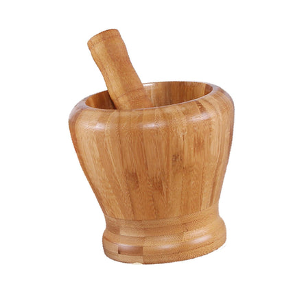 Juego De Mortero Y Maja De Madera Para Cocina, Reutilizable, Para Salsa Pesto, Chutney, Jengibre M