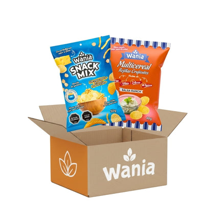 Wania Pack Snack Mix y Rejillas Multicereal 40g 24 UN