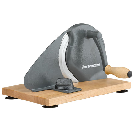 Cortadora de pan Zassenhaus Original Classic ajustable gris