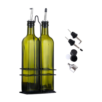 2 Botellas De Aceite De Oliva, Dispensador De Salsa De Vinagre De 500ml Para Asar