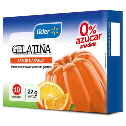 Gelatina 0% azúcar Sabor Naranja, 22 g - | Apishop