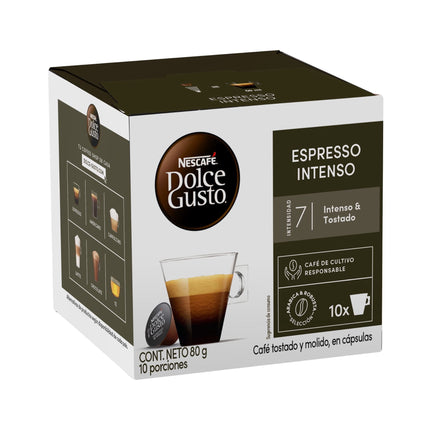 Café En Cápsulas Espresso Intenso 10 Tazas, 80 g