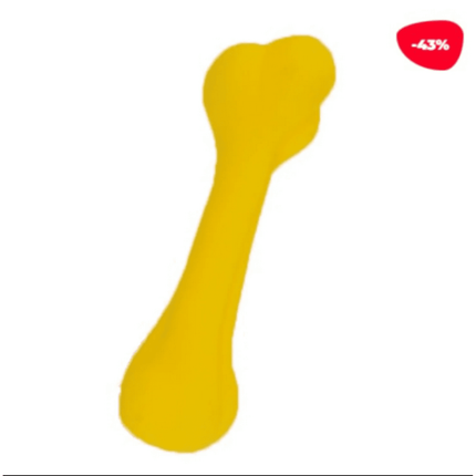 Juguete Para Mascota Hueso Goma 16Cm