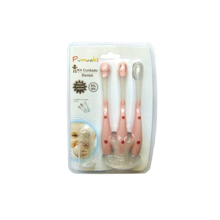 Kit de Cuidado Dental Bebé Pumucki Rosado