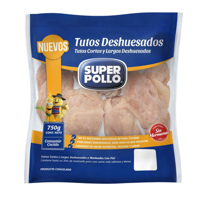 Pollo Tuto Deshuesado Congelado, 750 g