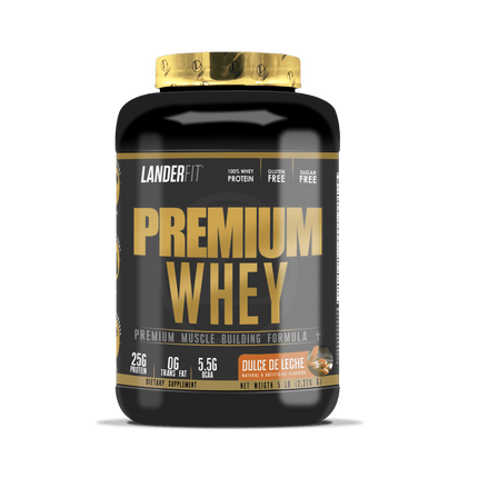 Premium Whey Protein 5lbs - Dulce de leche - Landerfit