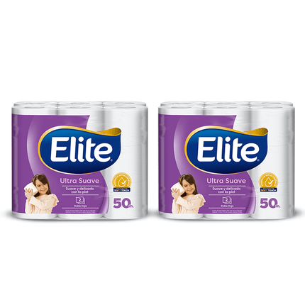 Elite Papel Higiénico Doble Hoja 50 metros 1 MANGA | Apishop.cl