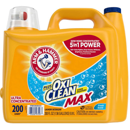 Detergente Líquido con OxiClean Arm & Hammer 5.91 L | Apishop.cl