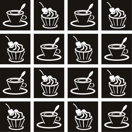 Decomural Coffee Cake Food Drink WS-19130