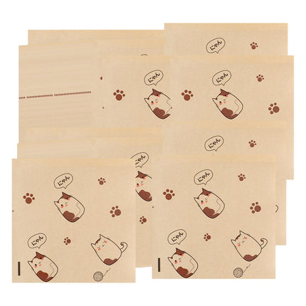 100x Bolsas Para Galletas Bolsas De Papel Resistente A La Grasa Para Pasteles Donuts Sándwiches