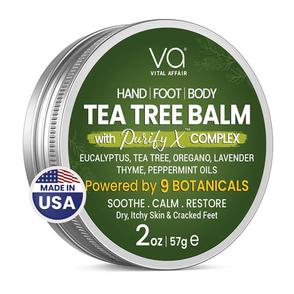 Bálsamo para el cuidado de la piel VITAL AFFAIR con aceite de árbol de té 60 mL para todas las edade