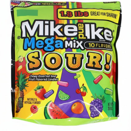 Masticables Mega Mix Ácido Mike and Ike 816 g | Apishop