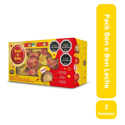 Pack 2 Cajas Bon O Bon 450 Grs