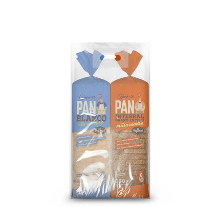 Pan Blanco e Integral Cuisine & Co Pack Familiar