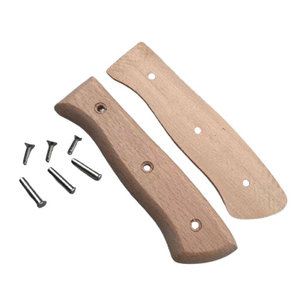 Mango De Reparación De Cuchillos De Madera, Mango Ergonómico Portátil Para Manualidades, Cortador De Carne