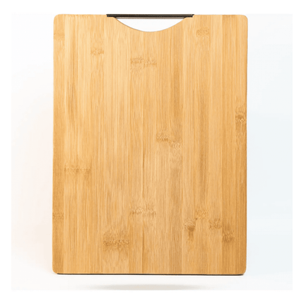 Tabla De Cortar De Madera Bambú Carne Y Verduras Picoteo 38x28cm