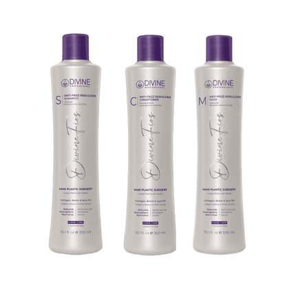 PACK Shampoo + Acondicionador + Mascara Divine Professional 300 Ml C/U