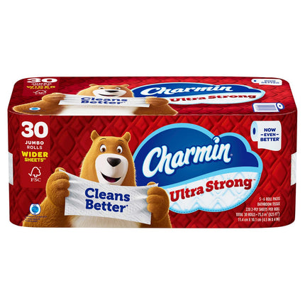 Papel Higiénico Ultra Soft Charmin 5 pack x 6 un | Apishop.cl