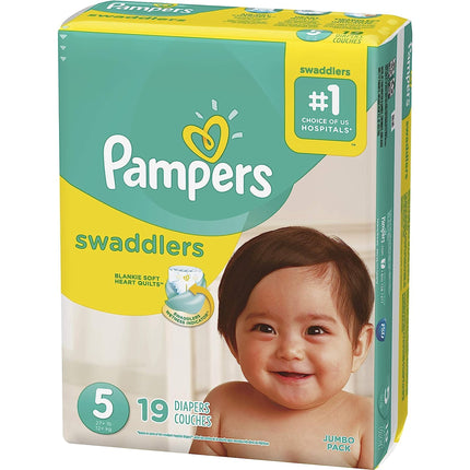 Pañales para bebé Pampers Swaddlers Talla 5 19 unidades