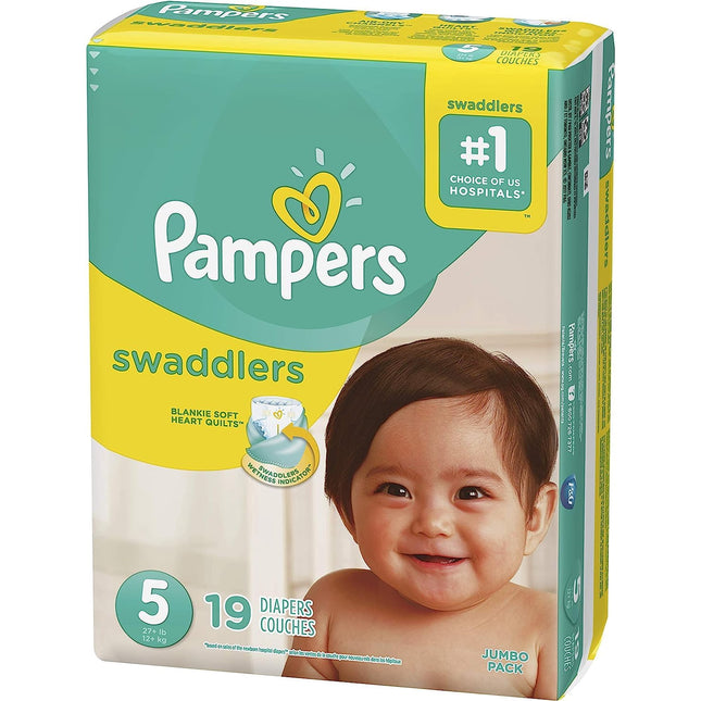 Pañales para bebé Pampers Swaddlers Talla 5 19 unidades