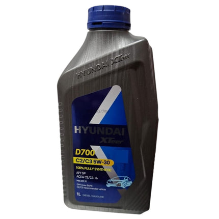 Aceite de motor 5w30 hyundai 1 litro para motor diesel y bencinero