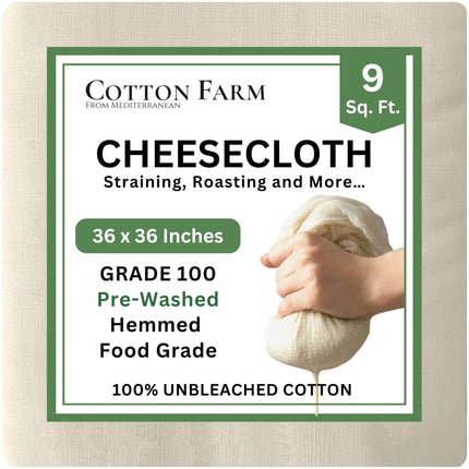 Tela para queso, algodón de grado agrícola, 100 XL, 100% algodón sin blanquear