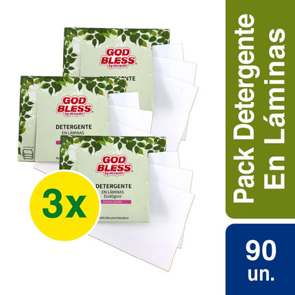 Pack x 3 Detergentes en Láminas