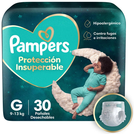 Pañal Pampers Protección Insuperable Talla G 30 Un