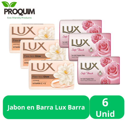 Jabon en Barra Lux Pack 6 Unidades