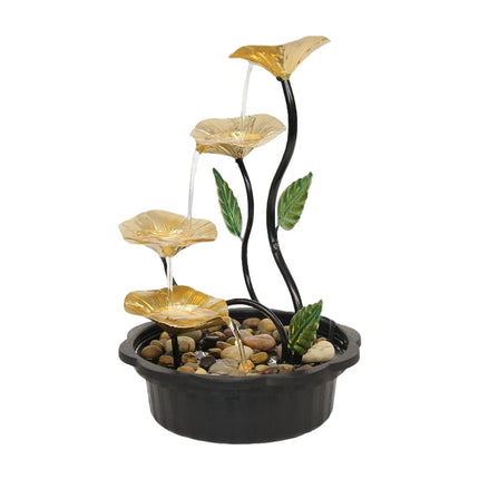 Fuente De Agua De Mesa Con Decoración De Luces Para El Acento Del Hogar Del Dormitorio De Escritorio