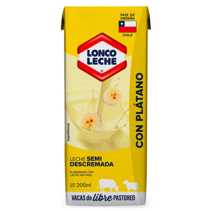 Leche Plátano Caja, 200 ml