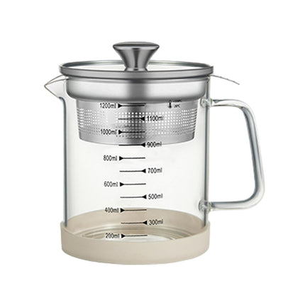 Filtro De Leche De Soja Tetera De Vidrio Multiusos Con Colador Leche De Nuez 12x18cm 1.2L