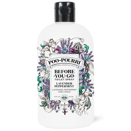 Spray de baño Poo-Pourri, lavanda y menta, reposición de 473 ml
