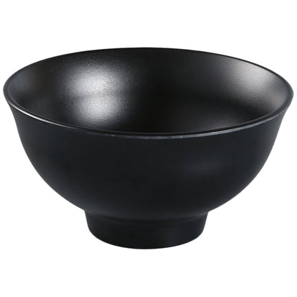 Cuenco para arroz Yanco Black Pearl-2, melamina negra, 200 ml, paquete de 48