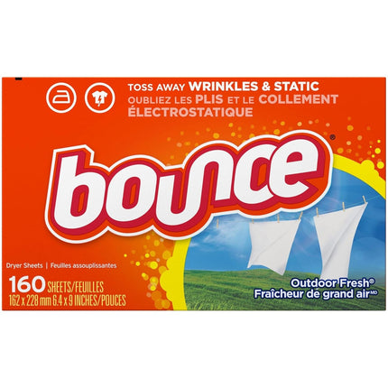 Hojas Suavizantes para Secadora Bounce 160 un | Apishop.cl