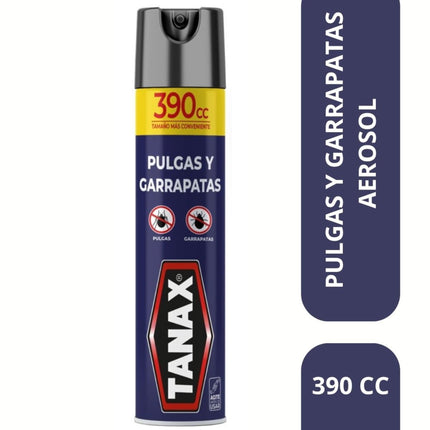 Insecticida Aerosol Mata Pulgas y Garrapatas, 390 ml