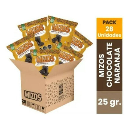 Galleta De Arroz Chocolate - Naranja 25grs.