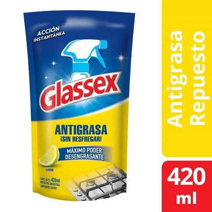Antigrasa Líquido Limón Repuesto Doypack, 420 ml