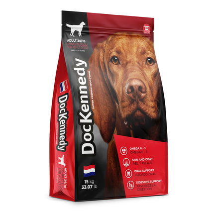 Alimento Seco Perro Adulto/Senior Sabor Cerdo y Pollo Bolsa, 15 Kg