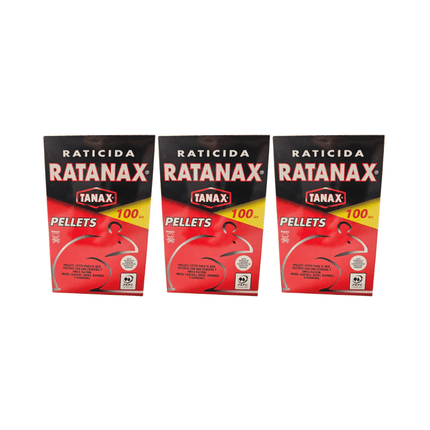 Pack 3 Pellet para Ratones Ratanax 100gr