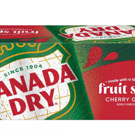 Bebidas Ginger Ale Fruit Splash Lata Canada Dry 12 un x 355 ml | Apishop.cl
