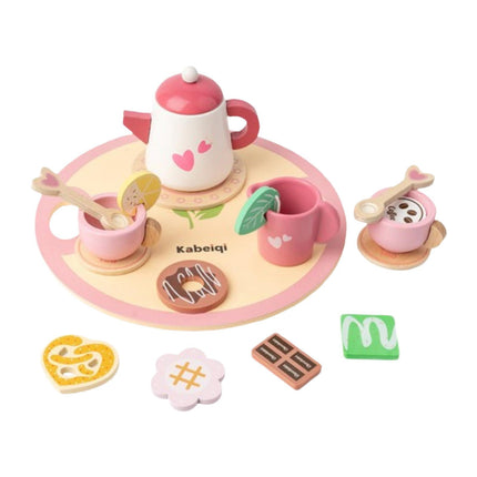 Juego De Té, Juego De Cocina, Accesorios Para Fiestas De Té De La Tarde Para Niños Y Niñas, Corazón