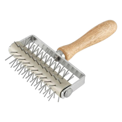 Rodillo Para Masa De Pizza Con Mango De Madera Para Pan Plano Tipo Sándwich