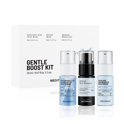Set de cuidado de la piel MEDITHERAPY Gentle Boost con retinal e hialurónico