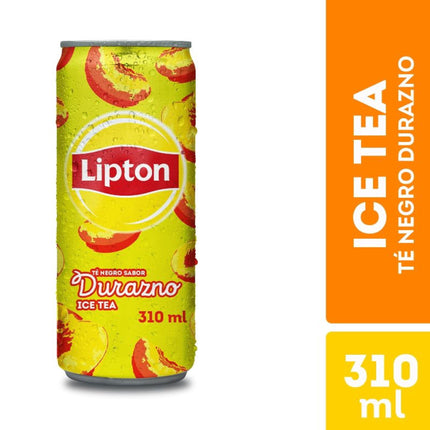Té Negro Sabor Durazno Lata, 310 ml